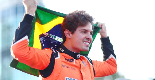 Felipe Drugovich é o novo campeão da Fórmula 2 na categoria de acesso a F1